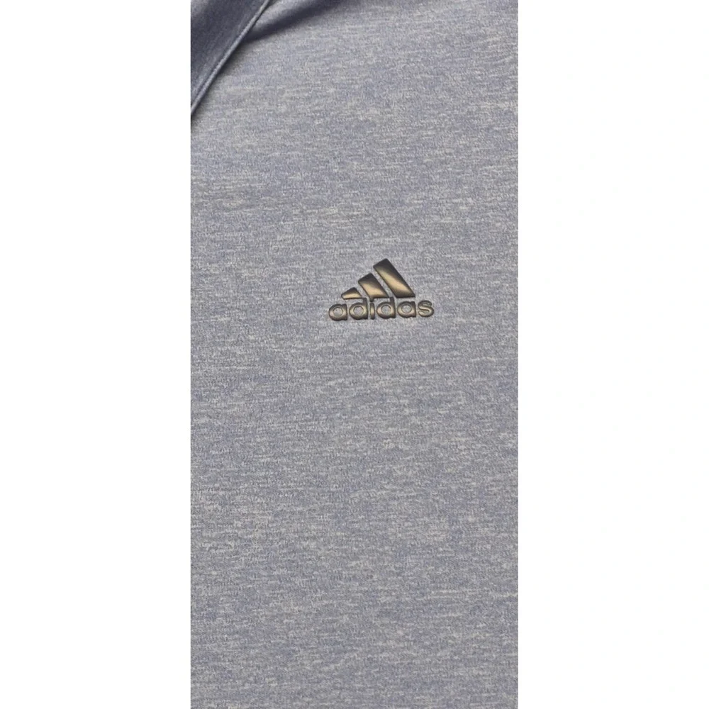Adidas Golf‎ men's blue sports polo gray Logo sz. XL